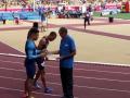 Mise en place du dernier relais 4x100